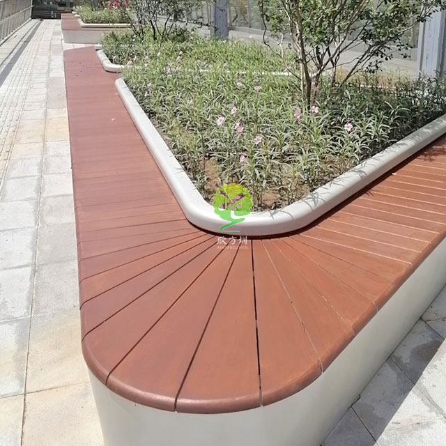 不銹鋼花池坐凳美化深圳前?？缃止珗@G9天橋城市戶外景觀