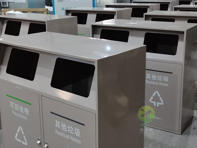 提升公共空間品質(zhì)，深圳金屬垃圾桶助你一臂之力